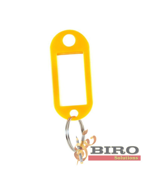 Breloc pentru chei 5 cm, galben
